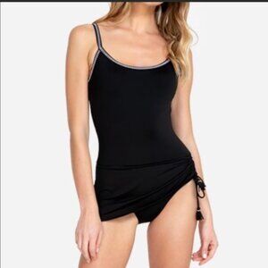 Johnny Was Zoe Skirted California Tank Swimsuit